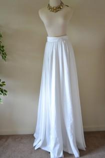 wedding photo - Custom-made 'Tia' skirt formal bridal separates full ballgown silk taffeta evening