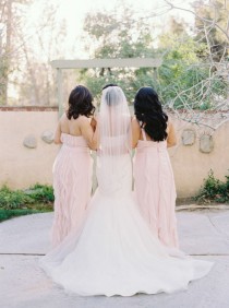wedding photo -  Glamorous Blush Pink Real Wedding