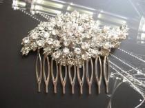 wedding photo - Twist rhinestones crystals wedding bridal hair comb