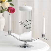 wedding photo - Personalized Floating Unity Candle Set