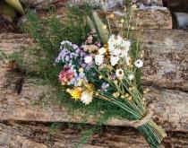 wedding photo - DIY Bundle of Loose DRIED FLOWERS - Perfect for Rustic Country Weddings