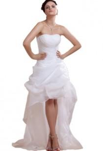 wedding photo -  Hi-lo Organza Wedding Dress