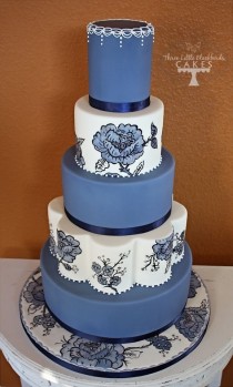 wedding photo - Blue Floral — Blue