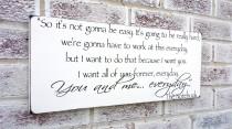 wedding photo - Romantic The Notebook quote sign, Wedding Signs, Engagement party, Will you you marry me, marriage proposal, romantic quote, reception decor