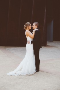 wedding photo - Industrial Melbourne Wedding - Polka Dot Bride