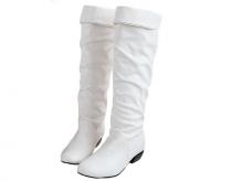 wedding photo - Wide calf wedding boots: the white, the tan, the fabulous