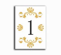 wedding photo -  Printable Table Numbers DIY Instant Download Elegant Table Numbers White Gold Wedding Table Numbers Printable Table Cards Digital (Set 1-20)