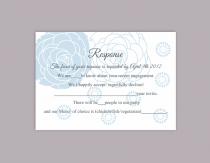wedding photo -  DIY Wedding RSVP Template Editable Word File Instant Download Rsvp Template Printable RSVP Cards Floral Aqua Blue Rsvp Card Rose Rsvp Card