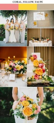 wedding photo - 7 Chic Color Combos To Brighten Your Spring Wedding
