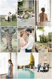 wedding photo - Chic Boho Destination Wedding in Tuscany