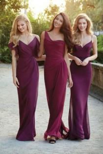 wedding photo - In Praise Of The Long Bridesmaid's Gown