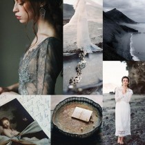 wedding photo - Dark & Stormy Wedding Inspiration - Magnolia Rouge