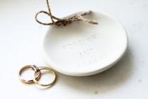 wedding photo - Wedding ring holder, Ring Dish, Ring Bowl