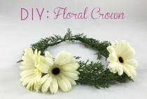 wedding photo - DIY: Floral Crowns - DIY Bride