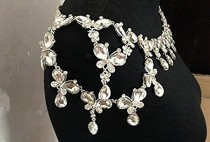 wedding photo -  Crystal Rhinestone Shoulder Body Chain Necklace