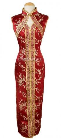 wedding photo - Chinese Brocade Dress-Chic Chinese Pattern Brocade Dress