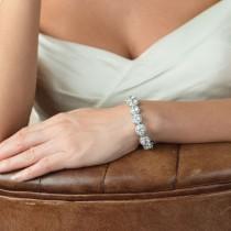 wedding photo - Aston Diamante Wedding Bracelet (ic)