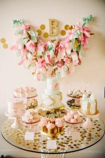 wedding photo - {one Pretty Pin} Gold And Girlie Birthday Party