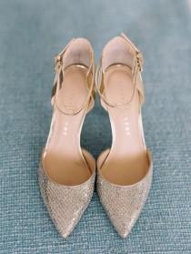 wedding photo - Sparkling Wedding Shoes That Stun