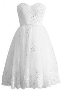 wedding photo -  Affordable White Cocktail Dresses Online