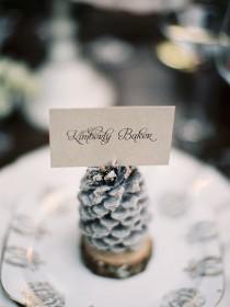 wedding photo - Cozy Decor For A Winter Wedding - The SnapKnot Blog