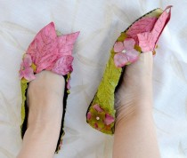 wedding photo - Reserved Fairy Shoes - Daisies