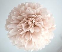 wedding photo - CUSTOMER APPRECIATION SALE Tissue pom ... Shell Pink ... 1 paper pompom