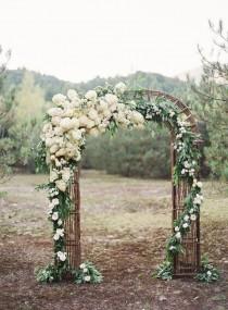 wedding photo - Beautiful Wedding Arch Via Style Me Pretty 