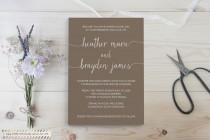 wedding photo - Scribble Collection DIY Printable OR Printed Wedding Invitations