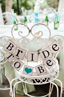 wedding photo -  {Sweet & Chic} Teal Bridal Shower Luncheon