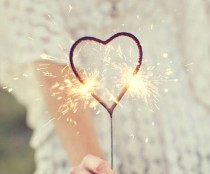 wedding photo - Heart Shaped Sparklers/ Heart Sparklers/ Wedding Sparklers/ 90 Second Sparklers/ Sparklers for great photos/ 6 PCS per pack