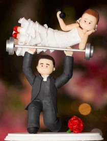 wedding photo - 17 Hilarious Wedding Cake Toppers That Will Make You Laugh