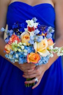 wedding photo - Blue   Orange Sonoma Wedding
