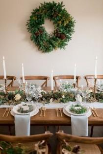 wedding photo - Winter Chic - Intimate Holiday Wedding With Cozy Neutrals