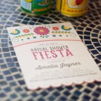 wedding photo - Printable Fiesta Bridal Shower Invitations - Mexican - Cinco De Mayo