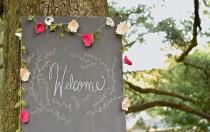 wedding photo - Customizable Felt Floral Garland - Flower Wedding Garland - Anemone Ranunculus Peony Rose