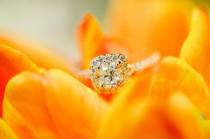wedding photo - PUT A RING ON IT! FIRE CUSHION DIAMONDS - The Bride's Cafe