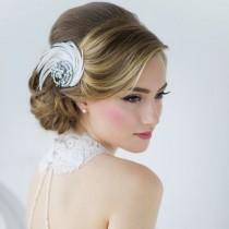 wedding photo - Adoria Feather Headpiece (awj)