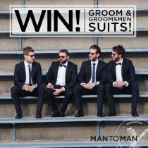 wedding photo - Win Three Suits For The Groom & Groomsmen From Man To Man - Polka Dot Bride