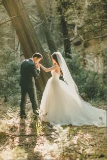 wedding photo - Enchanting Mountain Bridal Portraits