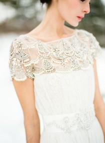 wedding photo - Snow-Filled Winter Wedding Inspiration