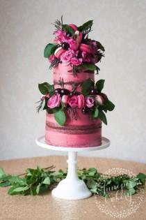 wedding photo - Black Forest Gateau Naked Cake!