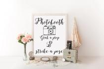 wedding photo - Printable Photo booth Sign, Wedding Photo booth sign, wedding signage, Photo Booth props, Printable Wedding sign, Instant Download, PB16