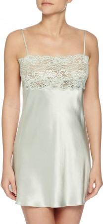 wedding photo - Christine Bijoux Lace-Trimmed Chemise, Willow