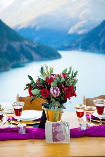 wedding photo - Colorful Wedding Inspiration At Lake Diablo In WA State