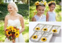 wedding photo -  Sunflowers Wedding by Nikush Jewelry Art Studio