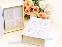 wedding photo - baby Book of Love Candles Set, Baptism Party Favours LZ015