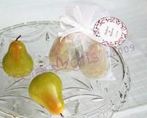 wedding photo - LZ009 Meant to Be Pear Candles Wedding party bridal favor