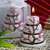 wedding photo - Cherry Blossom Cake Candle Bridesmaids gifts souvenir LZ025-淘宝网全球站