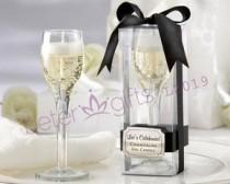 wedding photo - BETER-LZ019 Let's Celebrate! Champagne Flute Gel Candles Bridal